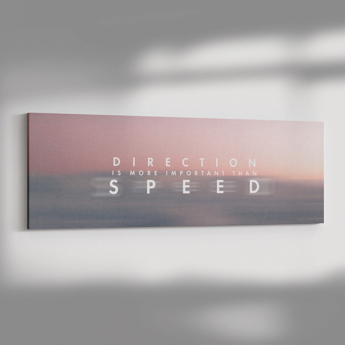 DIRECTION IS MORE IMPORTANT THAN SPEED